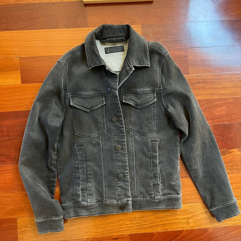 J Brand black Denim Jacket size Small